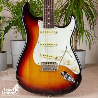 Fender Highway One Stratocaster Sunburst 2003 USA электрогитара