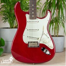 Fender Highway One Stratocaster Wine Transparent 2008 USA электрогитара