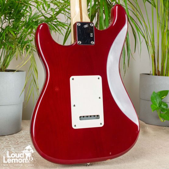 Fender Highway One Stratocaster Wine Transparent 2008 USA электрогитара