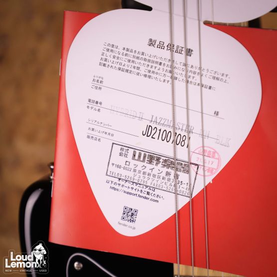 Fender Hybrid II Jazzmaster Black 2021 Japan электрогитара