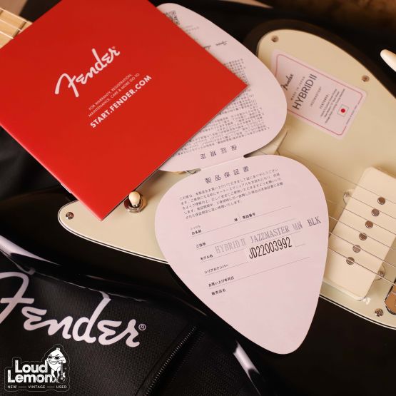 Fender Hybrid II Jazzmaster Black 2022 Japan электрогитара