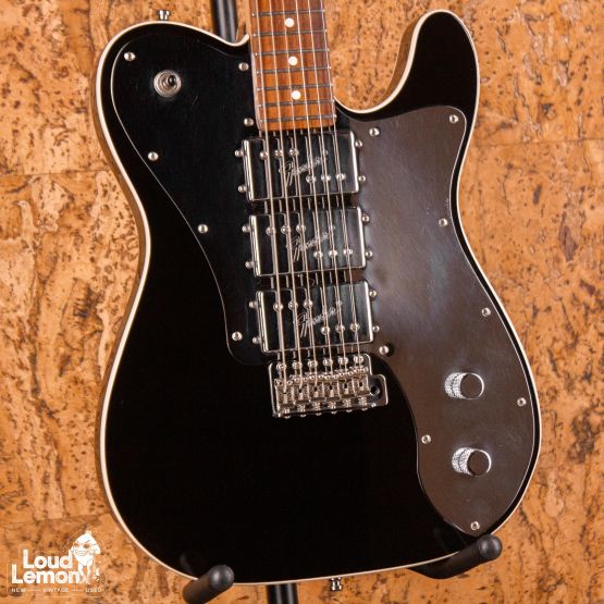 Fender J5 Triple Tele Deluxe Black 2011 Mexico электрогитара