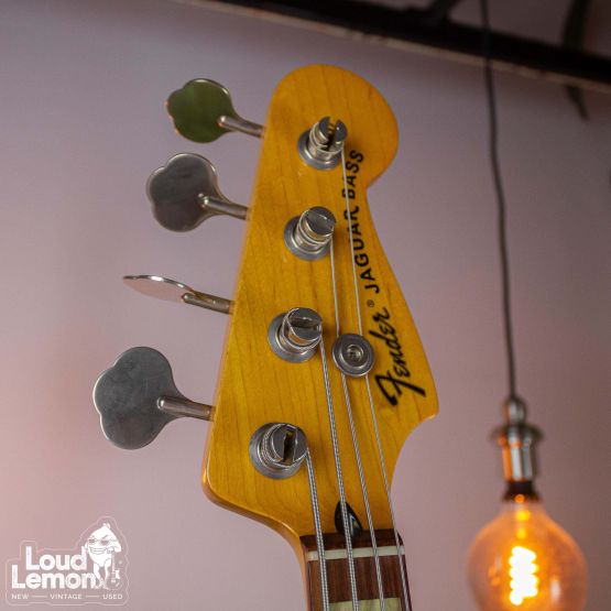 Fender JAB-EQ Jaguar Bass Black 2009 Japan бас-гитара