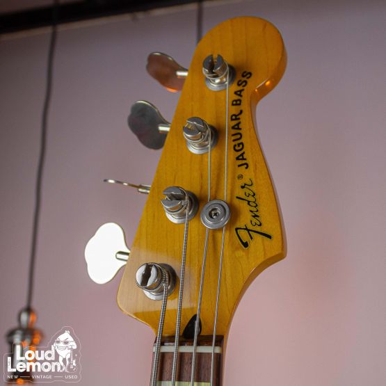 Fender JAB-EQ Jaguar Bass Black 2009 Japan бас-гитара