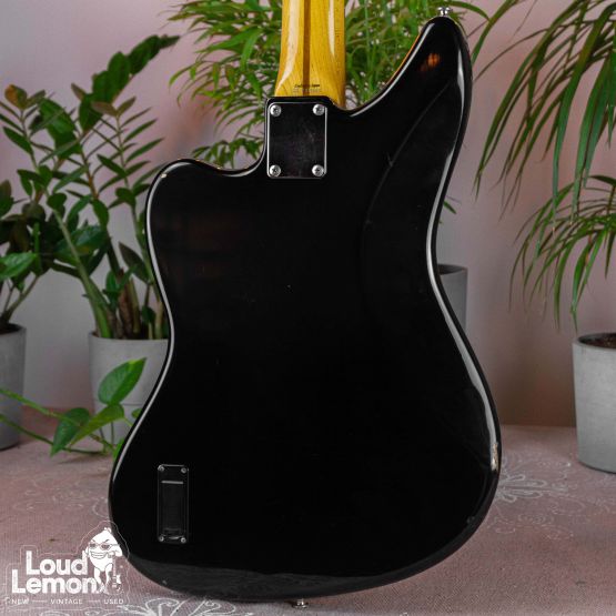Fender JAB-EQ Jaguar Bass Black 2009 Japan бас-гитара