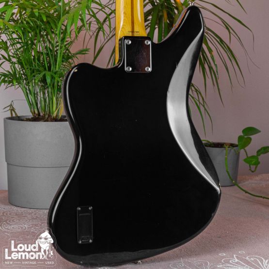 Fender JAB-EQ Jaguar Bass Black 2009 Japan бас-гитара