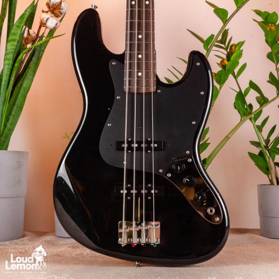 ‌Fender JB-355 Jazz Bass Black 1988 Japan бас-гитара