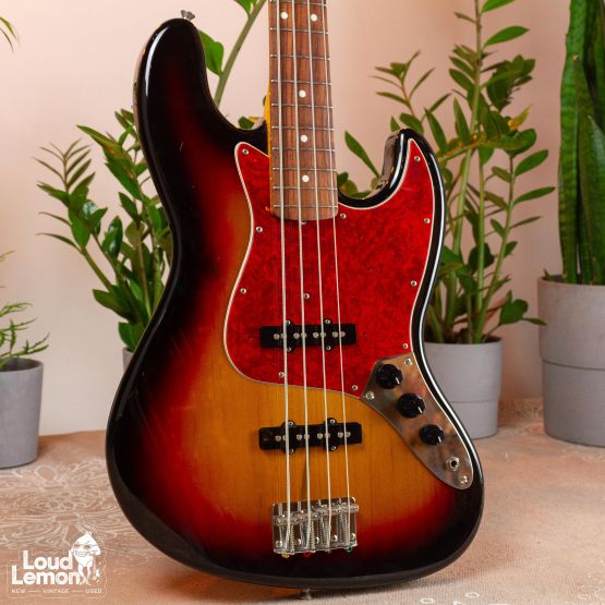 Fender JB-62 Jazz Bass Sunburst 1997 Japan бас-гитара