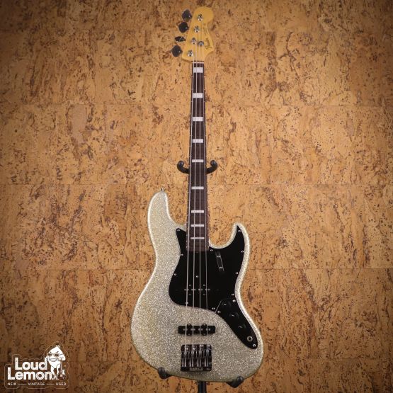 Fender JB-62FCH Jazz Bass Silver Sparkle 2012 Japan бас-гитара