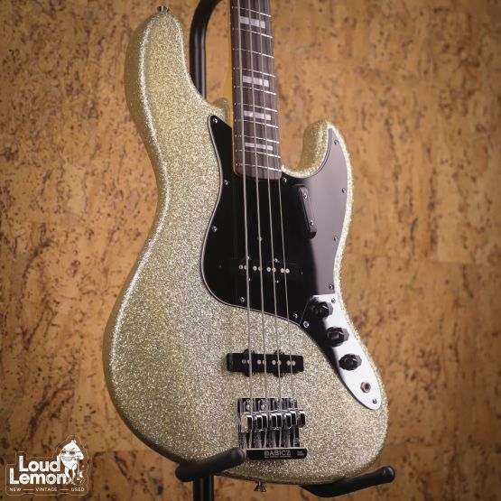 Fender JB-62FCH Jazz Bass Silver Sparkle 2012 Japan бас-гитара