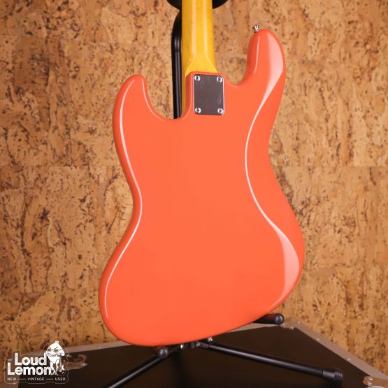Fender JB62 Jazz Bass Matching Headstock Fiesta Red 2002 Japan бас-гитара