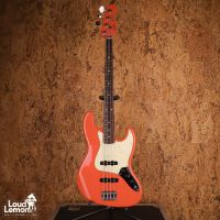 Fender JB62 Jazz Bass Matching Headstock Fiesta Red 2002 Japan бас-гитара