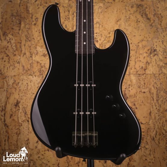 Fender JB62-77AB Jazz Bass All Black 2004 Japan бас-гитара