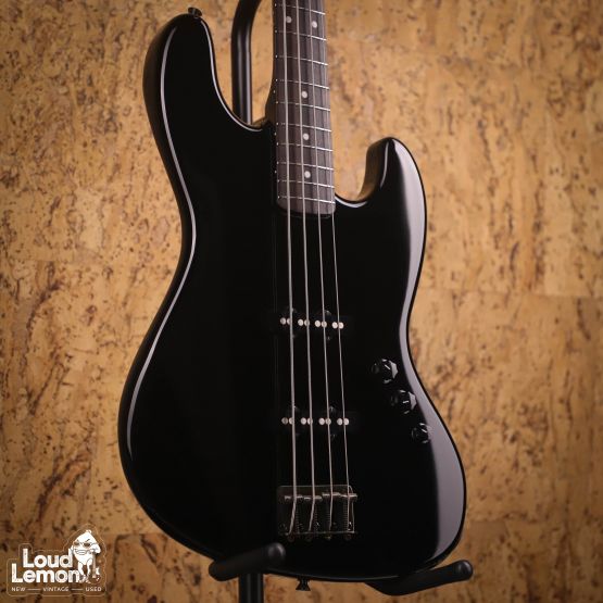 Fender JB62-77AB Jazz Bass All Black 2004 Japan бас-гитара