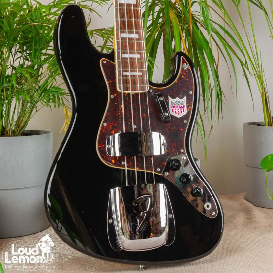 Fender JB75-94US Jazz Bass Black 2004 Japan электрогитара
