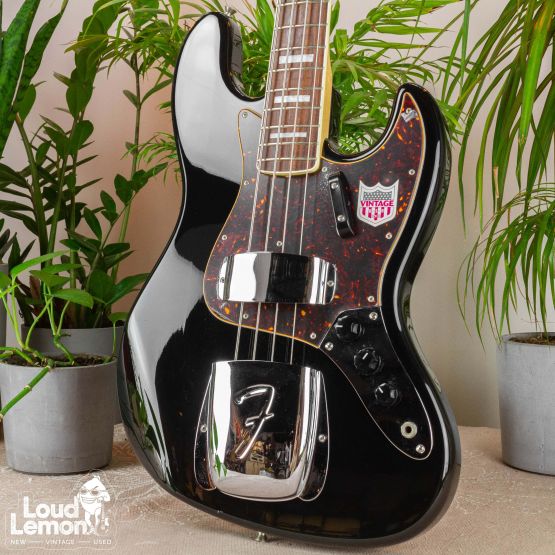 Fender JB75-94US Jazz Bass Black 2004 Japan электрогитара