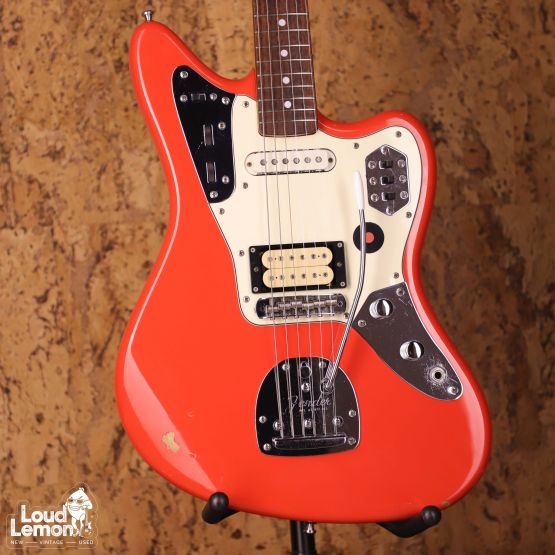 Fender JG66 Jaguar Fiesta Red 1999 Japan электрогитара