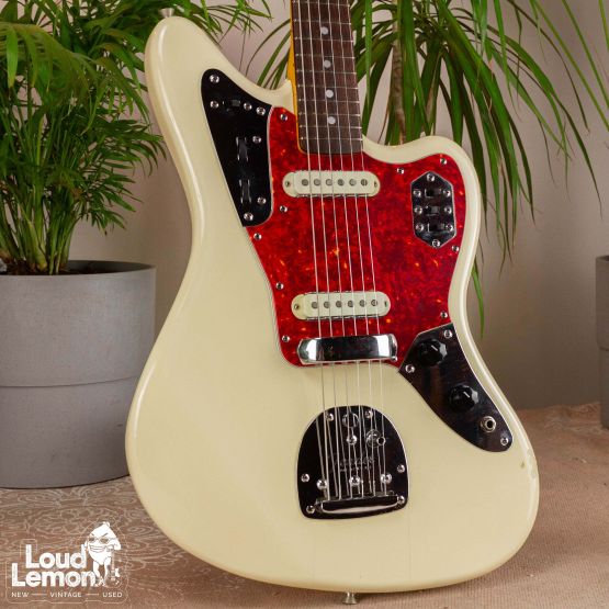 Fender JG66 Jaguar Vintage White 1997 Japan электрогитара