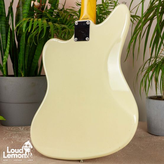 Fender JG66 Jaguar Vintage White 1997 Japan электрогитара