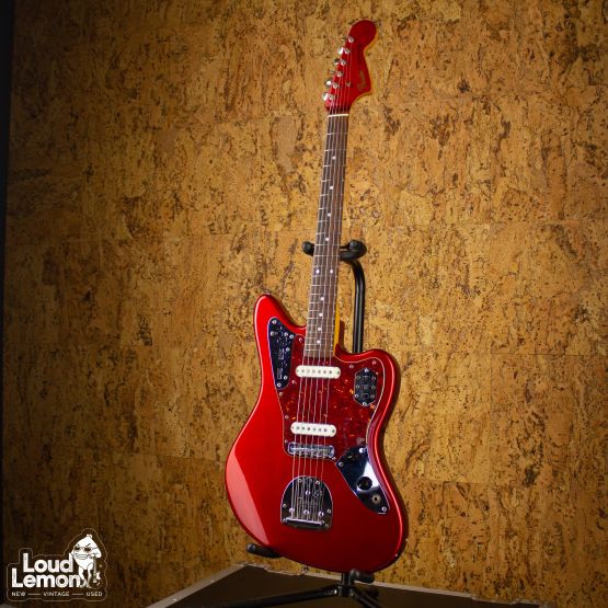 Fender JG66-85 Jaguar Candy Apple Red 1997 Japan электрогитара