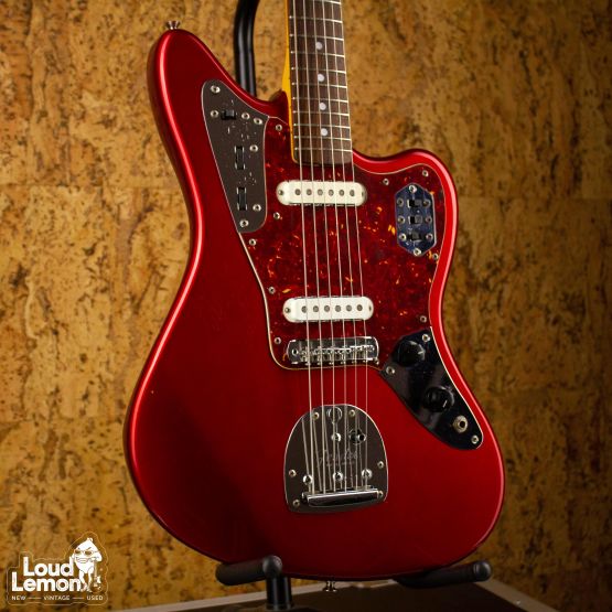 Fender JG66-85 Jaguar Candy Apple Red 1997 Japan электрогитара