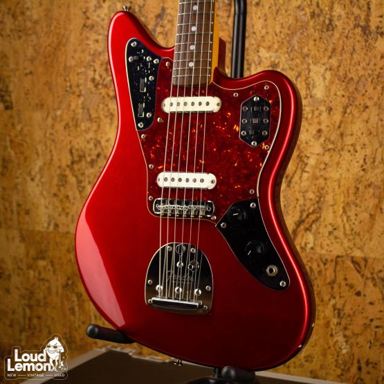 Fender JG66-85 Jaguar Candy Apple Red 1997 Japan электрогитара