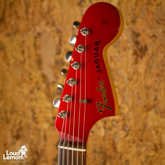 Fender JG66-85 Jaguar Candy Apple Red 1997 Japan электрогитара