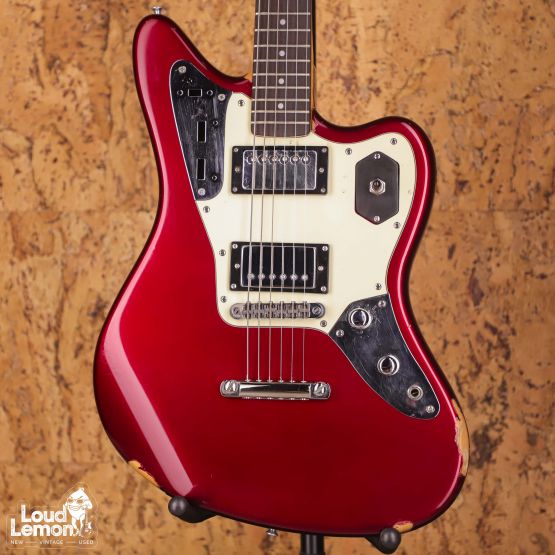 Fender JGS-75 Jaguar Special HH Old Candy Apple Red 2004 Japan электрогитара