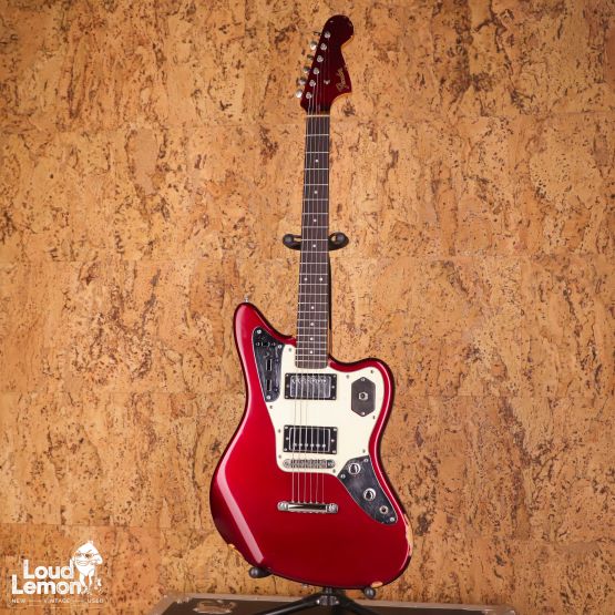 Fender JGS-75 Jaguar Special HH Old Candy Apple Red 2004 Japan электрогитара