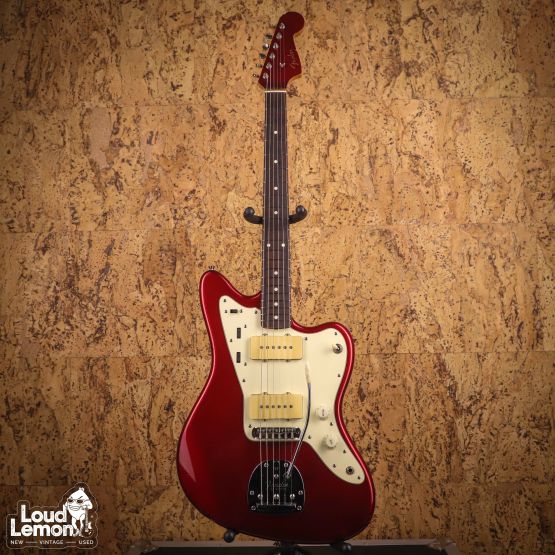 Fender JM66 Jazzmaster Candy Apple Red 1999 Japan электрогитара