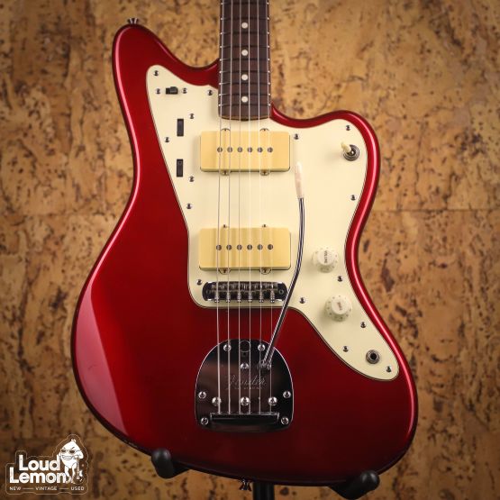 Fender JM66 Jazzmaster Candy Apple Red 1999 Japan электрогитара
