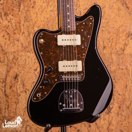 Fender JM66LH Jazzmaster Left Handed Black 2007 Japan электрогитара