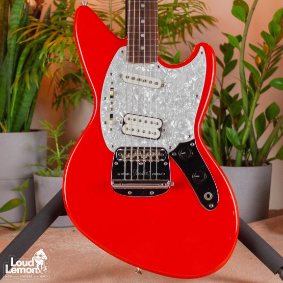 ‌Fender JT-95 Jag-Stang Fiesta Red 1997 Japan электрогитара