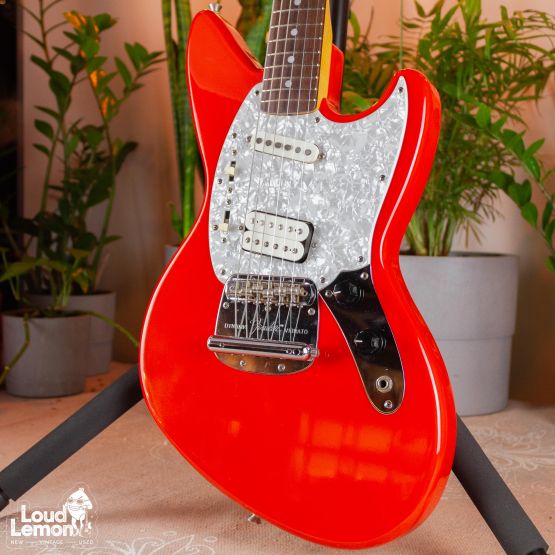 ‌Fender JT-95 Jag-Stang Fiesta Red 1997 Japan электрогитара