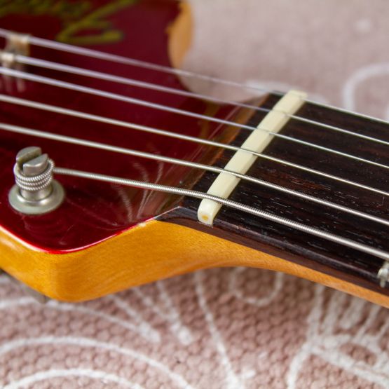 Fender Jaguar AVRI'62 Candy Apple Red Yamano Limited 2000 USA электрогитара
