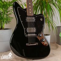 Fender Jaguar Blacktop HH Black 2011 Mexico электрогитара