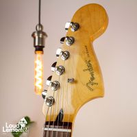Fender Jaguar Blacktop HH Black 2011 Mexico электрогитара