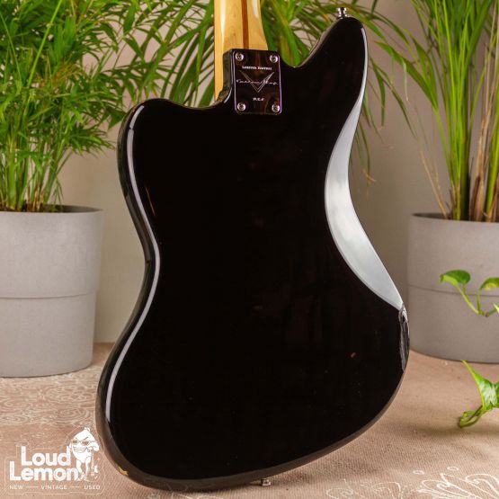 ‌Fender Jaguar Blacktop HH Black 2012 Mexico электрогитара