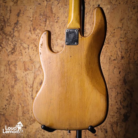 Fender Jazz Bass Natural 1973 USA бас-гитара