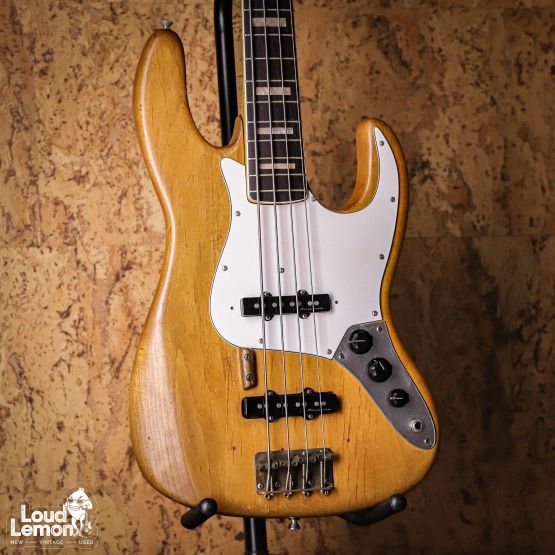 Fender Jazz Bass Natural 1973 USA бас-гитара