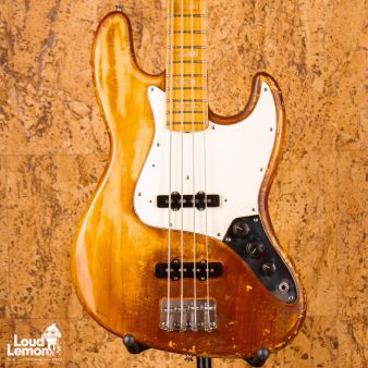 Fender Jazz Bass Natural 1975 USA бас-гитара