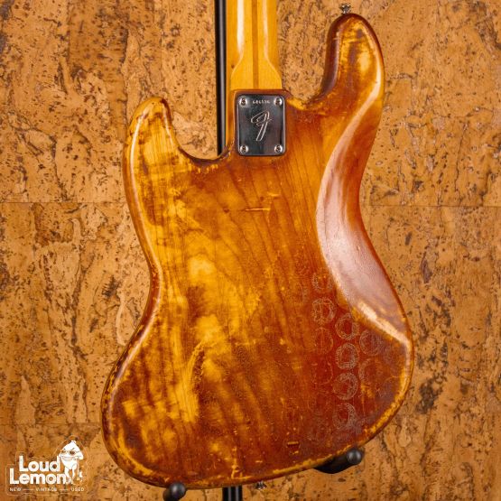 Fender Jazz Bass Natural 1975 USA бас-гитара