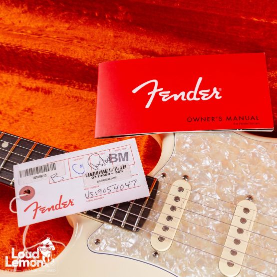 Fender Jeff Beck Stratocaster Olympic White 2019 USA электрогитара