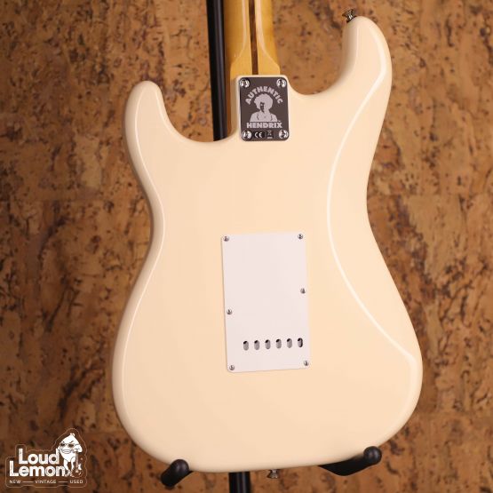 Fender Jimi Hendrix Stratocaster Olympic White 2021 Mexico электрогитара