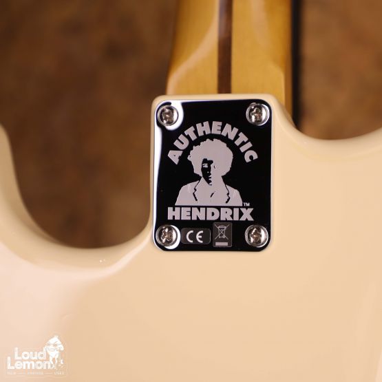 Fender Jimi Hendrix Stratocaster Olympic White 2021 Mexico электрогитара