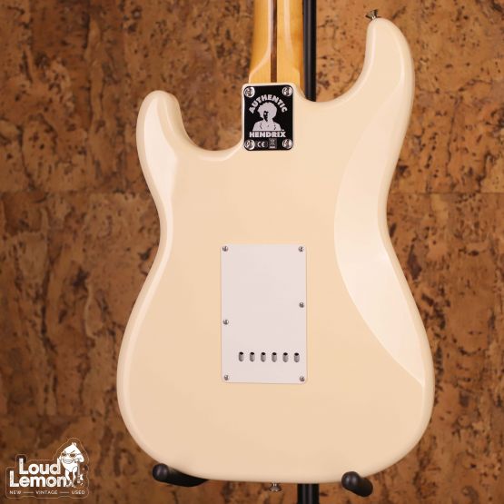 Fender Jimi Hendrix Stratocaster Olympic White 2021 Mexico электрогитара