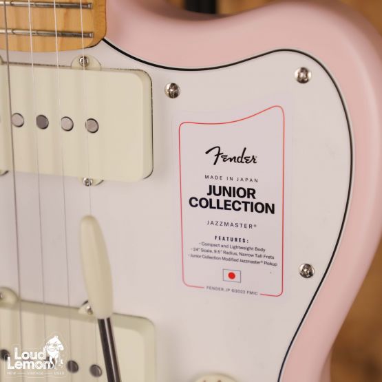 Fender Junior Collection Jazzmaster Satin Shell Pink 2022 Japan электрогитара