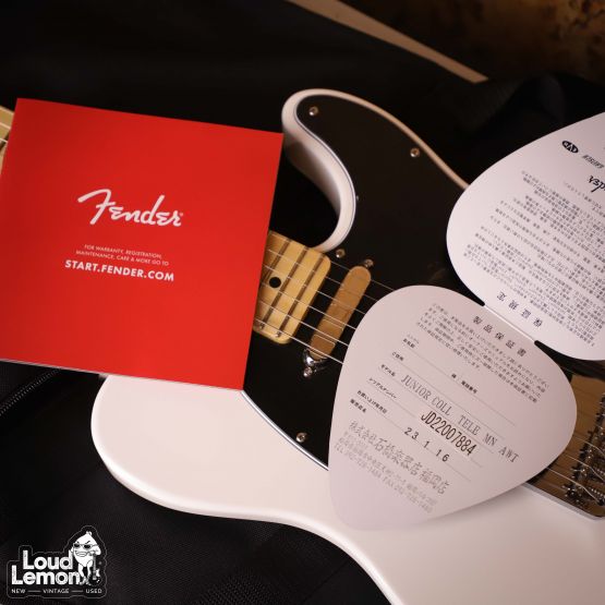 Fender Junior Collection Telecaster Arctic White 2022 Japan электрогитара