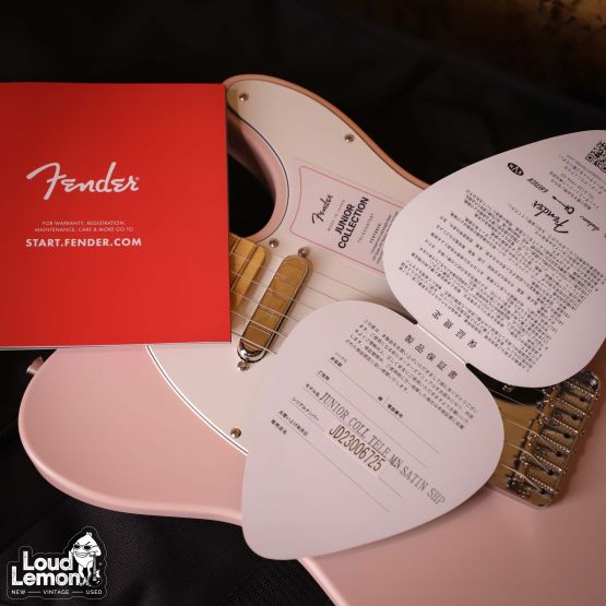 Fender Junior Collection Telecaster Satin Shell Pink 2023 Japan электрогитара