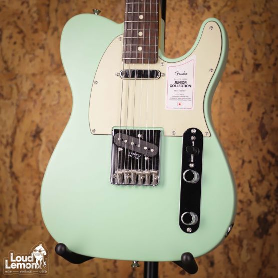 Fender Junior Collection Telecaster Satin Surf Green 2022 Japan электрогитара